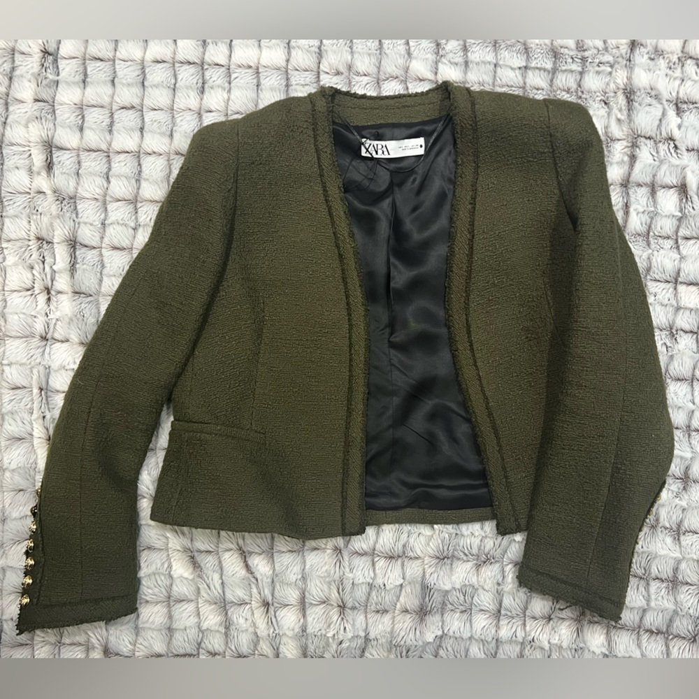 Zara Army Green Jacket